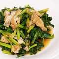 ソネチコ's cooksnap of when they made わさび菜／からし菜と油揚げのさっと煮.