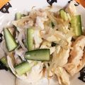 こうきとだいきママ's cooksnap of when they made もやしとキュウリとサラダチキンの和え物.