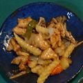 yobibaa's cooksnap of when they made 鶏胸肉！ポテト・パイン缶de黒酢・酢鶏♪.