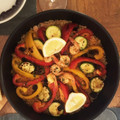 シュンキチおパリ's cooksnap of when they made 簡単♪フライパンで本格パエリア◡̈⋆*.