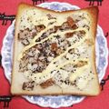 こげ岡's cooksnap of when they made ちくわゆかりチーズトースト.