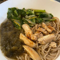 ecobeer's cooksnap of when they made 鶏をやきつけて、南蛮そば.