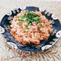 Satoco❋'s cooksnap of when they made 簡単♡きざみにんにくde塩辛納豆炒飯♡.