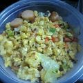 まな姫's cooksnap of when they made レタス卵チャーハン！まぜて炒めて簡単★.