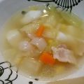 ゆみらんたん's cooksnap of when they made お野菜たっぷり！餅入りスープ.