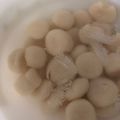 1035's cooksnap of when they made 乳卵不使用おやつ みたらし豆腐白玉.