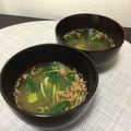 ☆こまっと☆'s cooksnap of when they made 小松菜の味噌汁 (お手軽レシピ).