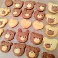 w26hiro's cooksnap of when they made ＊くまクッキー＊.