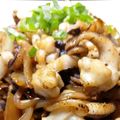 熊高ボート部コーチ's cooksnap of when they made いか下足と玉ねぎのバター醤油炒め♪.
