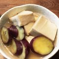 ばたみそーぱん☆'s cooksnap of when they made 味付け簡単！さつま芋と高野豆腐の含め煮.