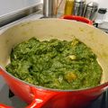 ごまぷぅ's cooksnap of when they made ルーを使ったほうれん草カレー.