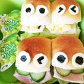 ☆Kumickey's cooksnap of when they made ちぎりパンでハロウィンサンドイッチ.