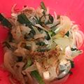 みりん調味料's cooksnap of when they made レンチンもう一品！新玉ねぎとニラのお浸し.