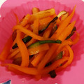麗龍蘭's cooksnap of when they made 人参とちくわのきんぴら.