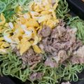 スノーディッシュ's cooksnap of when they made ❀祝話題入り❀瓦そば風に〜茶そば鉄板❤.
