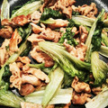 m1h0k0's cooksnap of when they made 甘辛♡豚こまレタスのオイスターソース炒め.