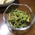 mikutasu's cooksnap of when they made 豆苗とカニかまの辛子ポン酢和え.