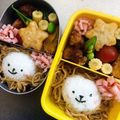RTERAKO's cooksnap of when they made 焼きそばライオンのキャラ弁.