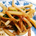 o☆shino's cooksnap of when they made ☆大根の皮☆ポン酢炒め.