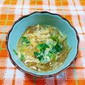 ﾁｲﾁｬﾝﾏﾏ's cooksnap of when they made 新玉ねぎとミツバの卵とじ.