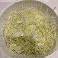 クックCAEFCO☆'s cooksnap of when they made 千切りキャベツの水切り方法.