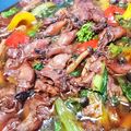 のあるなさらまやはな's cooksnap of when they made ホタルイカと菜の花＆きのこのアヒージョ.