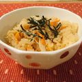 でぃるくん's cooksnap of when they made 時短☆ゴボウと人参de料亭の炊き込みご飯.