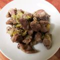 moyusu873's cooksnap of when they made ネギ塩砂肝.