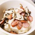 tsuyochan's cooksnap of when they made 簡単ヘルシーしめじベーコンのペペロン豆腐.