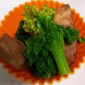 うめこ＆りゅうのすけ's cooksnap of when they made 食卓を彩る！菜の花とベーコンのおひたし.