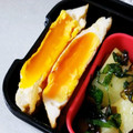 ＊キーツニャン＊'s cooksnap of when they made 二つ折りにしない お弁当目玉焼き〜☆.