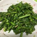 あけ307's cooksnap of when they made 摘み菜のごま和え.
