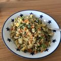 T母ちゃん's cooksnap of when they made 子供喜ぶ♪小松菜としらすの彩り炒飯☆.