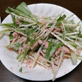 tekitoｰさん's cooksnap of when they made 水菜ときゅうりの明太マヨサラダ.