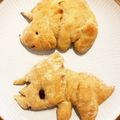 Yuriiimama's cooksnap of when they made 恐竜パン♪　トリケラトプス.