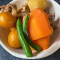 おおミー's cooksnap of when they made 鶏玉ひも(キンカン)の肉じゃが煮.