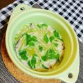 わにまみ's cooksnap of when they made 三つ葉だけで♡レンジde簡単茶碗蒸し.