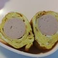 ーBONIー's cooksnap of when they made お弁当。卵焼きウインナー入り.
