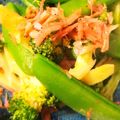 クックLS4RZG☆'s cooksnap of when they made 春爛漫☆桜エビとスナップえんどうの炒め物.