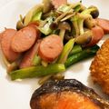 ＊たろもん＊'s cooksnap of when they made 小松菜＊しめじ＊ベーコンのバター炒め.