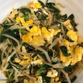 にーにみみ's cooksnap of when they made 簡単激ウマ！ニラ玉もやし.