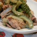 sweetholic's cooksnap of when they made ゴーヤと豚肉の甘味噌炒め♪.
