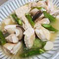 yysam's cooksnap of when they made アスパラと鶏胸肉の中華風炒め煮.