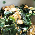 かたのさくら's cooksnap of when they made 新玉ねぎの葉の卵とじ.