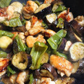 チモリン's cooksnap of when they made 鶏肉と茄子とピーマンの味噌炒め.