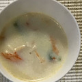 ma___111's cooksnap of when they made レタスとカニカマの中華風ミルクスープ.