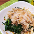 s2ayaka's cooksnap of when they made ほうれん草とお揚げのお浸し.