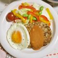 mmameco's cooksnap of when they made ロコモコ風サラダ.