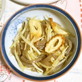 mmameco's cooksnap of when they made 節約！竹輪・もやし・蒟蒻の甘辛炒め◆.