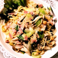 きららんらん☆'s cooksnap of when they made きのこたっぷり☆簡単和風パスタ.